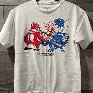 Holiday Robot T-Shirt White M